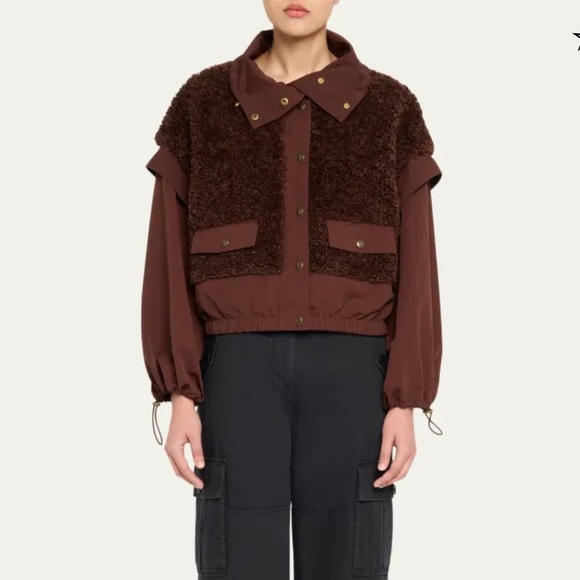 Ulla Johnson Aidan Teddy Fleece Jacket - Picture 2 of 7